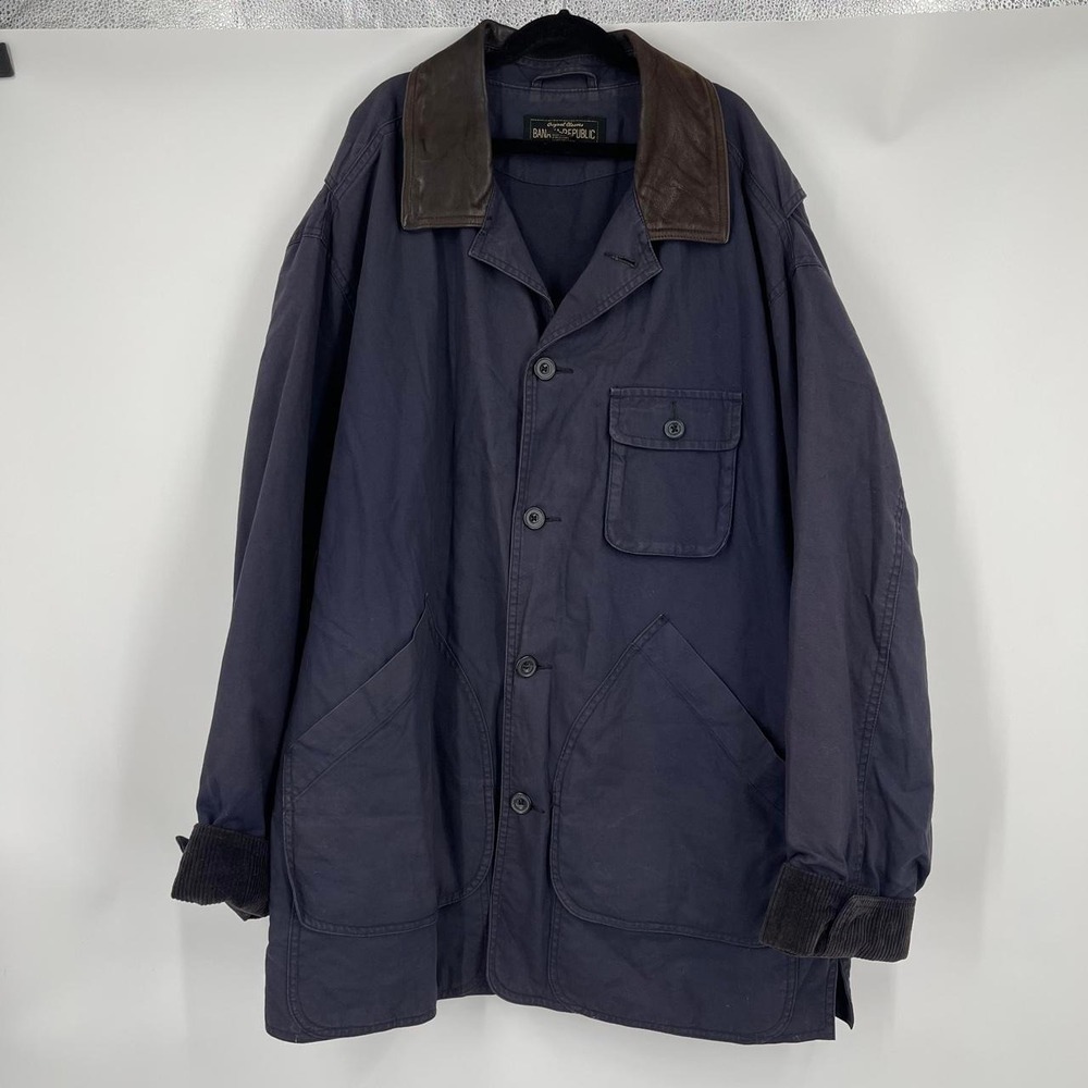 Vintage Banana Republic Field Barn Jacket Men's M Workwear Canvas Military Rare